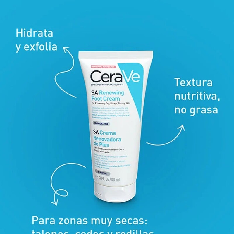 Crema CeraVe Renovadora de Pies Crema CeraVe Renovadora de Pies