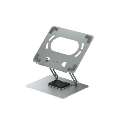 Soporte laptop Havit ST7411SI giratorio 360° ajustable plateado Soporte laptop Havit ST7411SI giratorio 360° ajustable plateado
