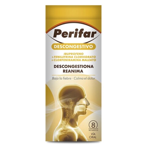 Perifar Descongestivo 8 Comprimidos Perifar Descongestivo 8 Comprimidos