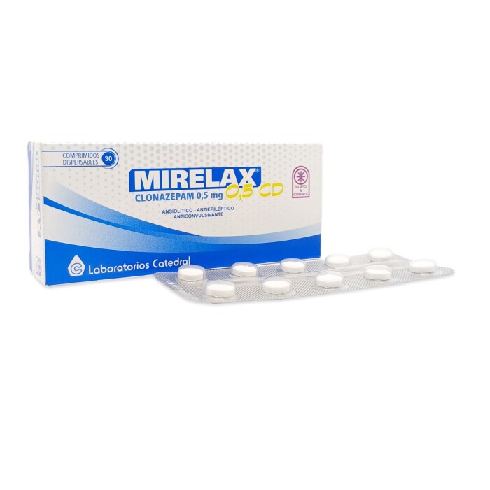 MIRELAX 0.5 MG CD CJ X 30 COMP. BIRRAN. única