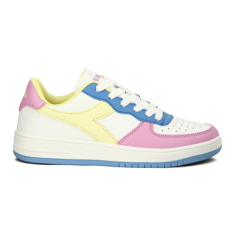 Championes Casuales Mujer Diadora Spitfire Blanco-Rosado