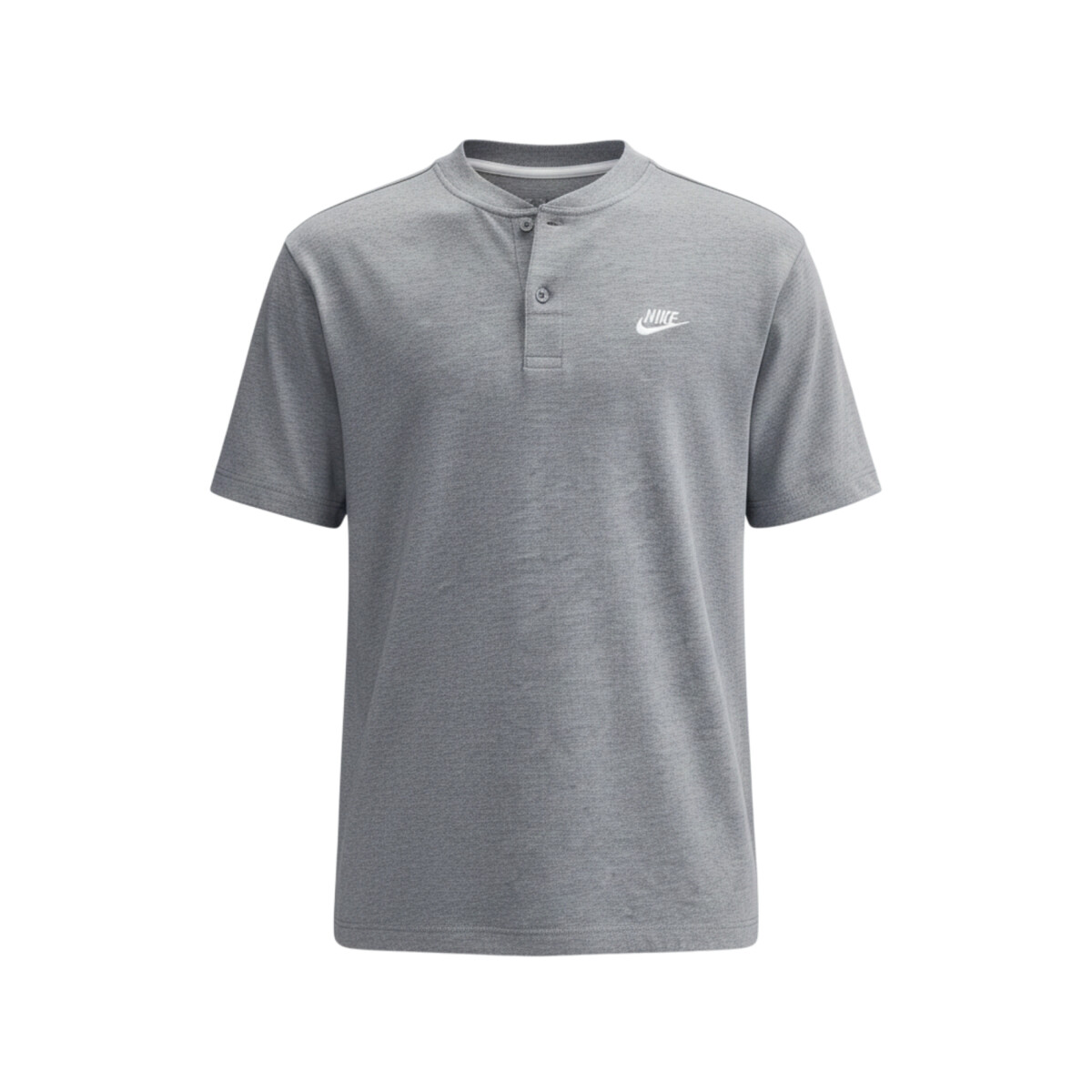 NIKE CLUB HENLEY - Gray 