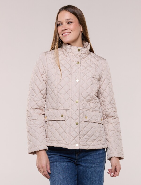 Campera Capitoneada BEIGE