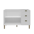 BAJO MESADA 2 PUERTAS Y 3 CAJONES MODELO PROVENZAL 1200 MM Bajo Mesada 2 Puertas Y 3 Cajones Modelo Provenzal 1200 Mm