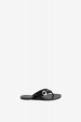SANDALIAS C LOGO Negro