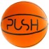 Pelota de Basket Push Anaranjado - Negro