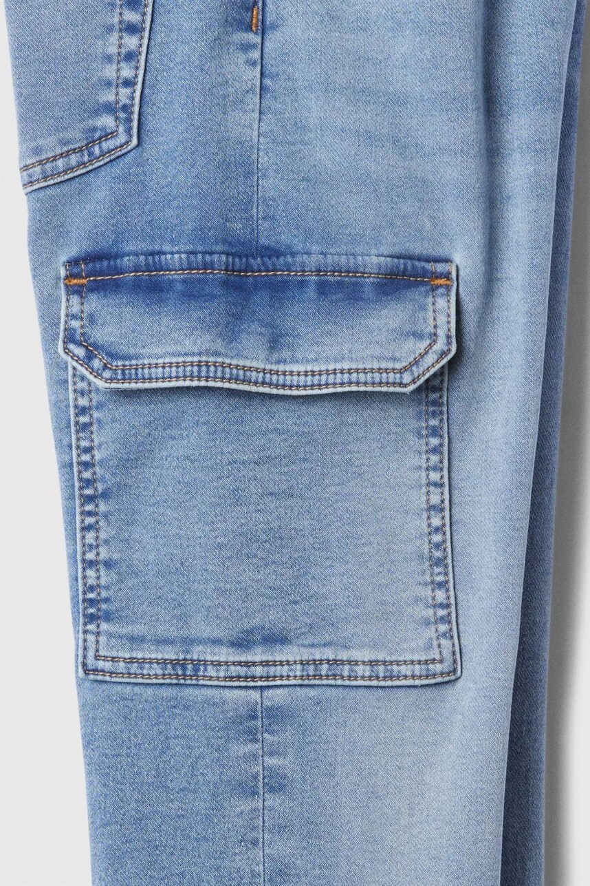 Jean Pull On Straight Niño Light Wash