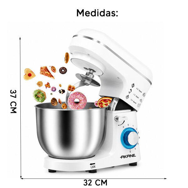 Batidora Planetaria Akane A.86671w 5.5l 1400w BLANCO