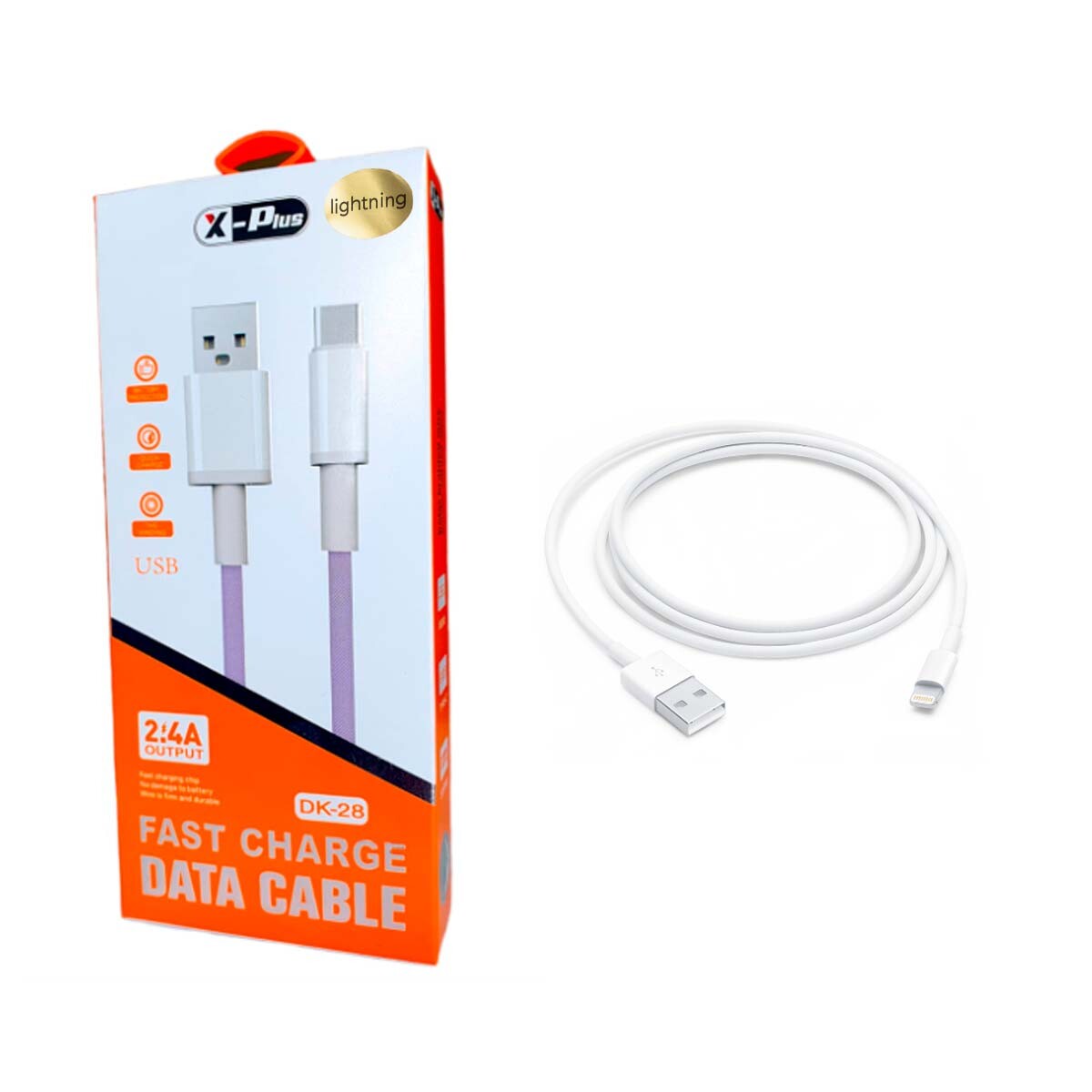 CABLE IPHONE REFORZADO USB LIGHTNING 