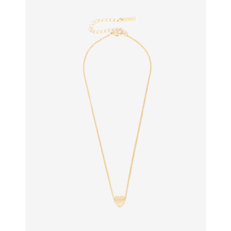 Cadena Con Corazón Dorado