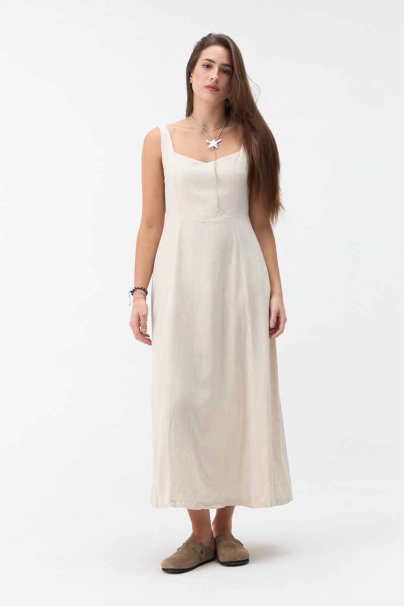 VESTIDO VERBENA - Beige 