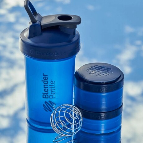 Shaker Prostak 651ml BlenderBottle Azul Oscuro