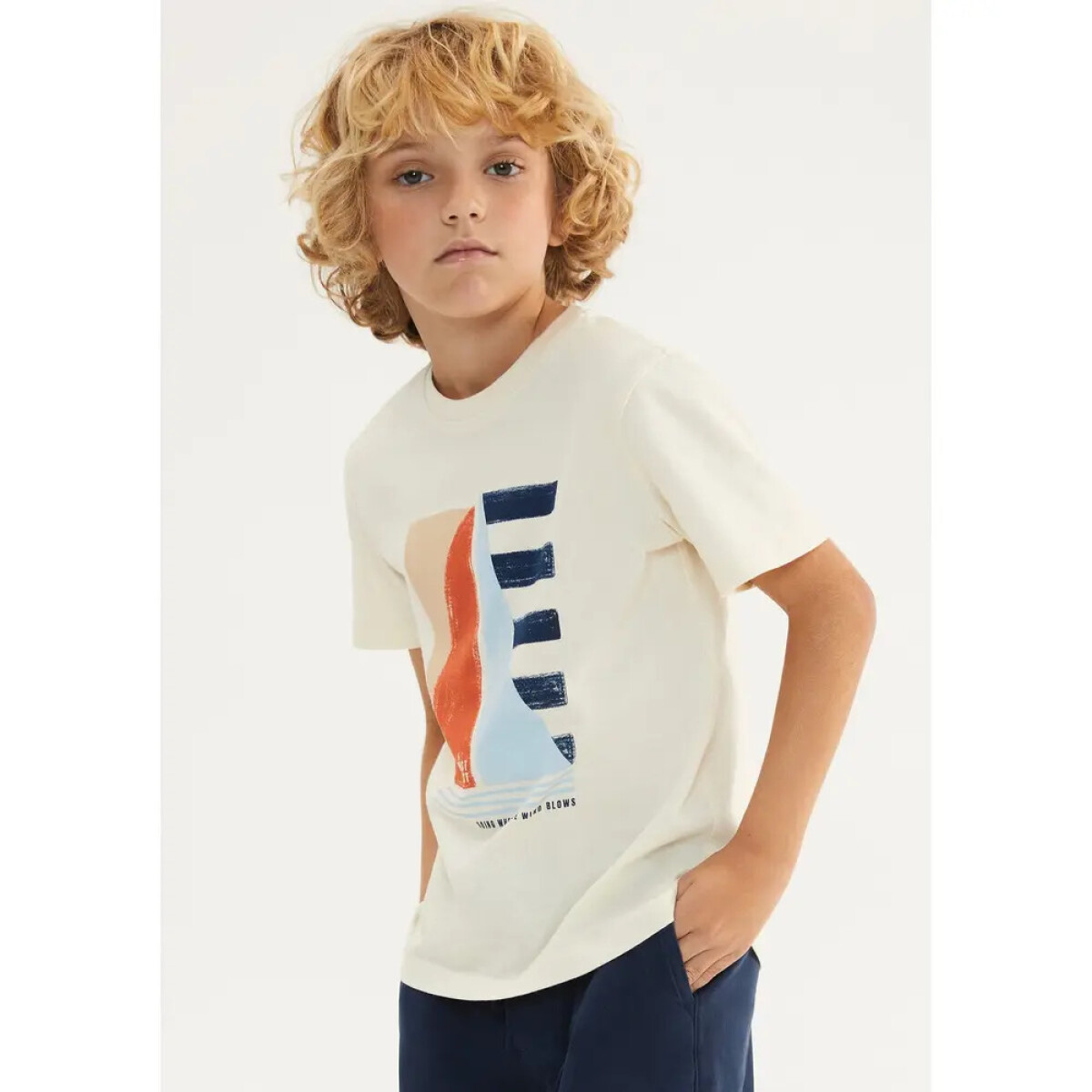 CAMISETA MM MASC - BEGE 