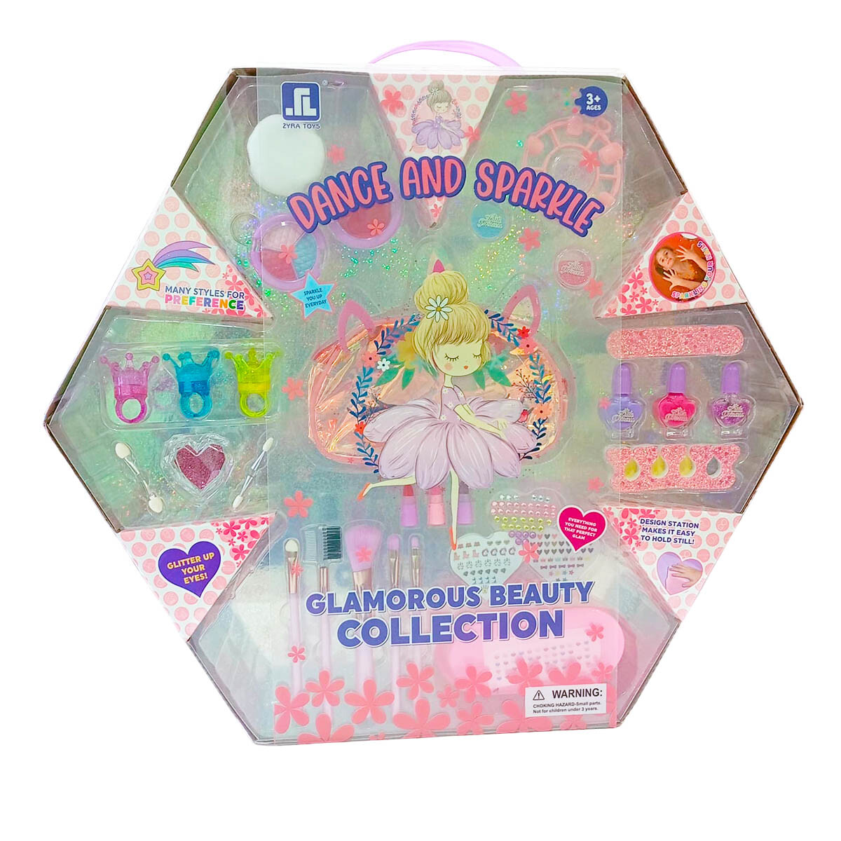 Set Maquillaje Completo Infantil C/ Estuche Esmaltes 