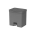 Papelera con pedal 20L Gris
