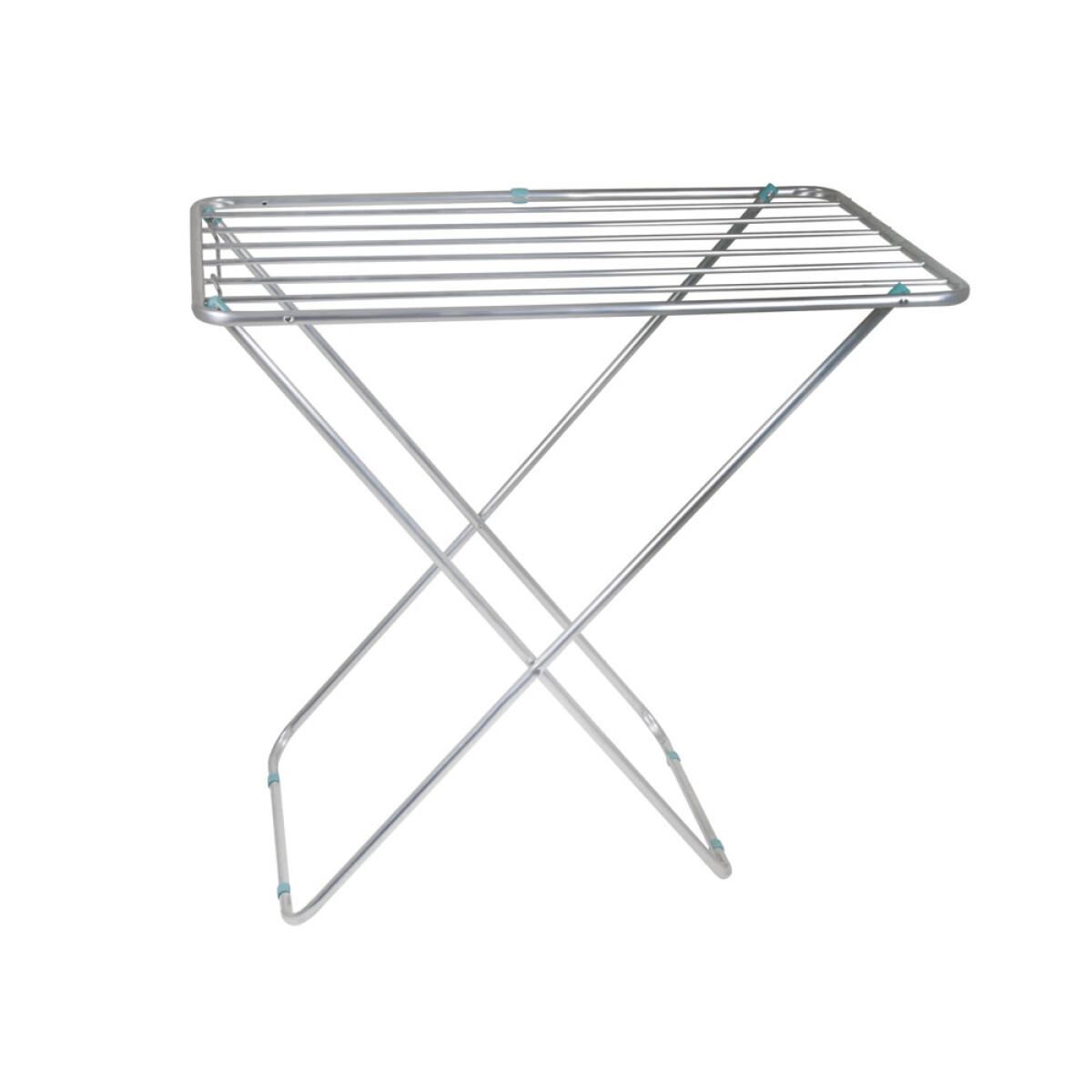 TENDEDERO DE PISO ALUMINIO 90CM X 56CM X 82CM - SOPORTA 16 KG 