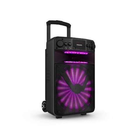 PARLANTE 15" PHILIPS 40W BLUETOOTH CON RUEDAS Negro