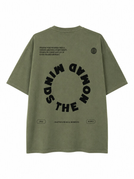 REMERA ATLAS VERDE GRISACEO