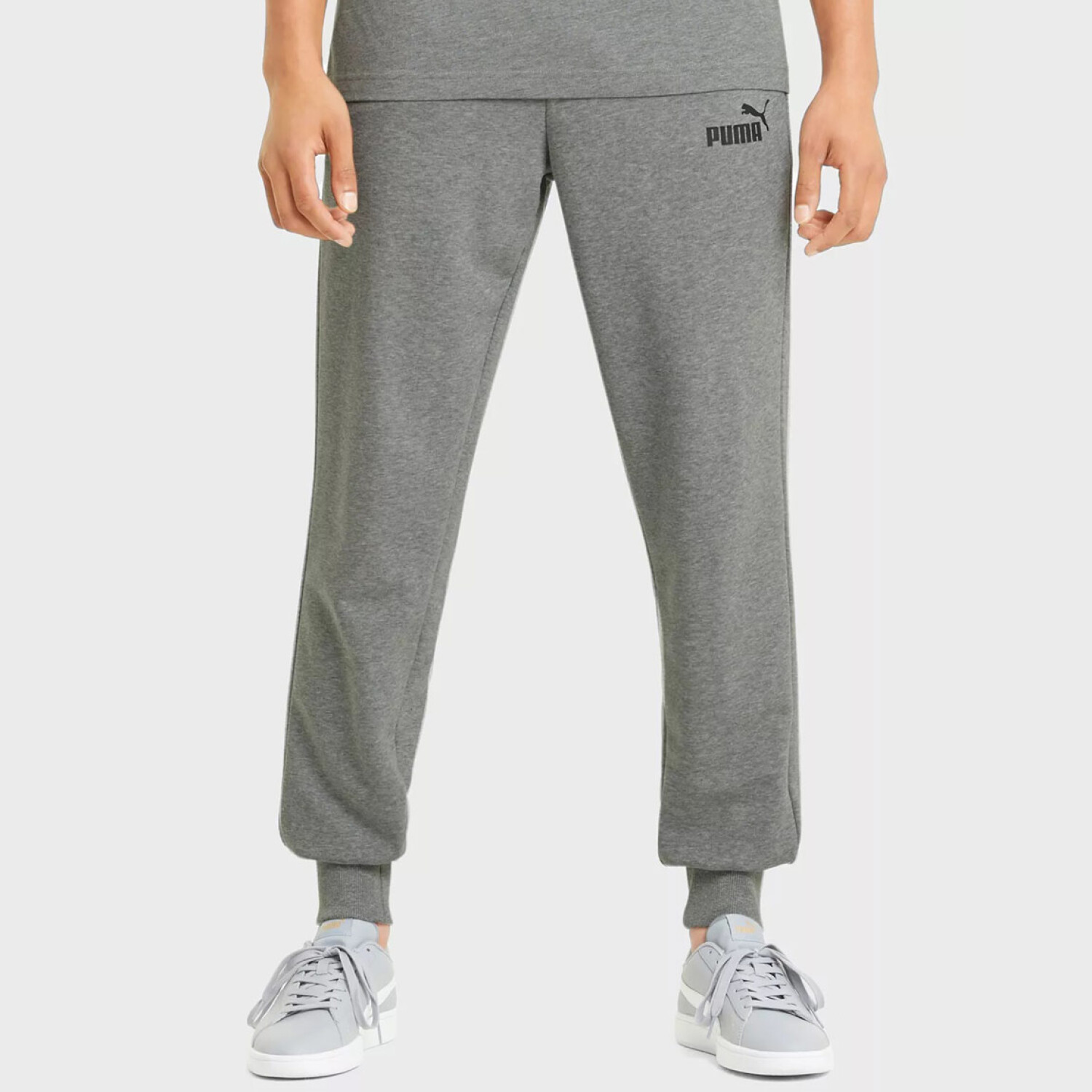 Puma Ess Logo Pants Tr Cl Gris Macri