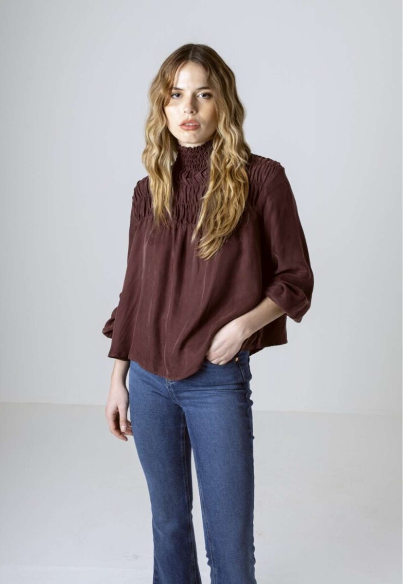 Blusa Runa - Brownie 
