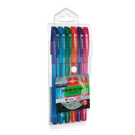 Boligrafo Unimax Trio x 6 Boligrafo Unimax Trio x 6