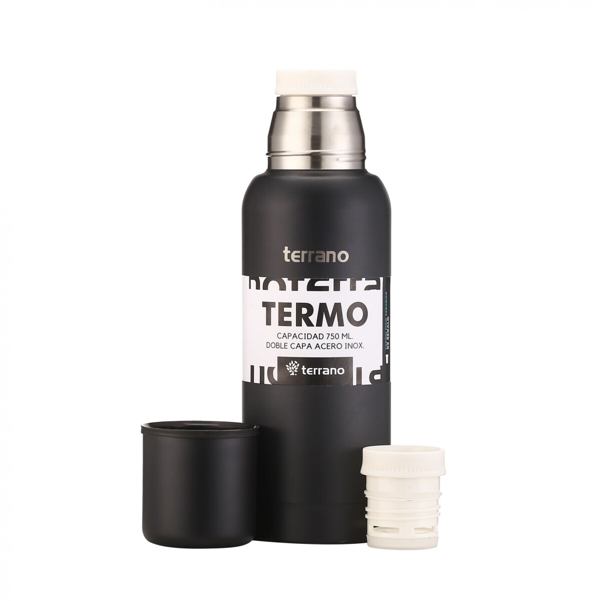 Termo Premium Slim 750ML. - Negro 