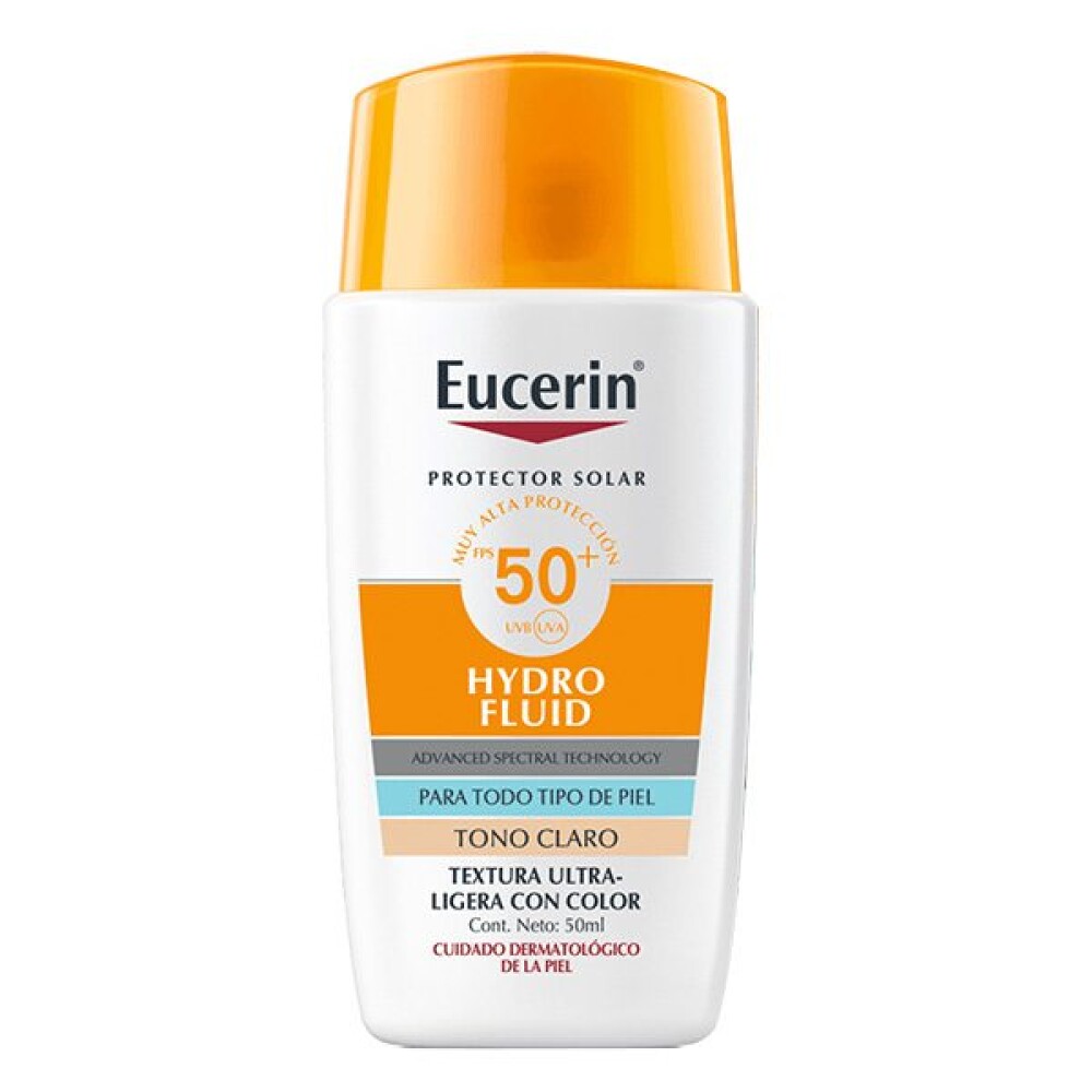 EUCERIN SUN FACIAL HYD FLU FPS 50+ CLARO única