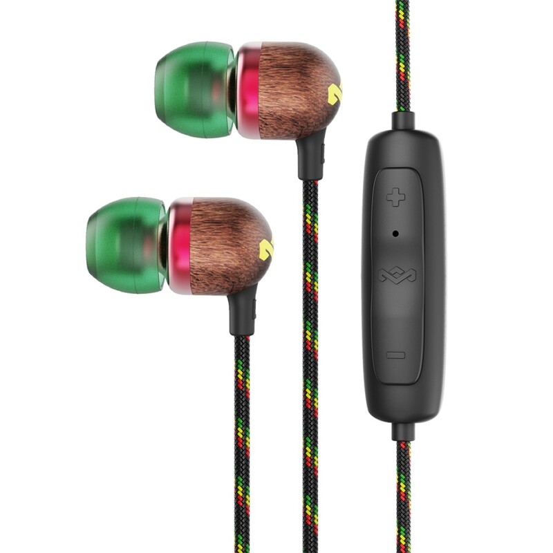Auriculares House of Marley SMILE JAMAICA WIRELESS 2 (Bluetooth) - Rasta Auriculares House of Marley SMILE JAMAICA WIRELESS 2 (Bluetooth) - Rasta