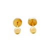 Abridores Bolitas-Oro Bajo-Sin Piedra-AB8032 Sinpiedra