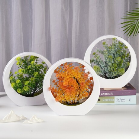 Adorno Naturaleza Iluminada Verde Claro