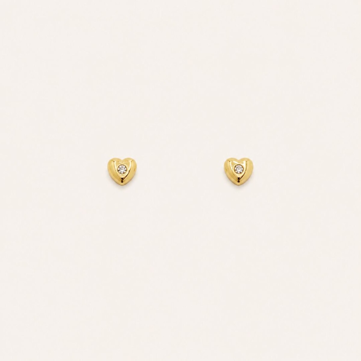 Caravanas Corazon - Oro 18k 