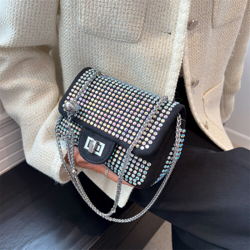 Bolso Bandolera Con Solapa - Elegante Bolso Bandolera Con Solapa - Elegante