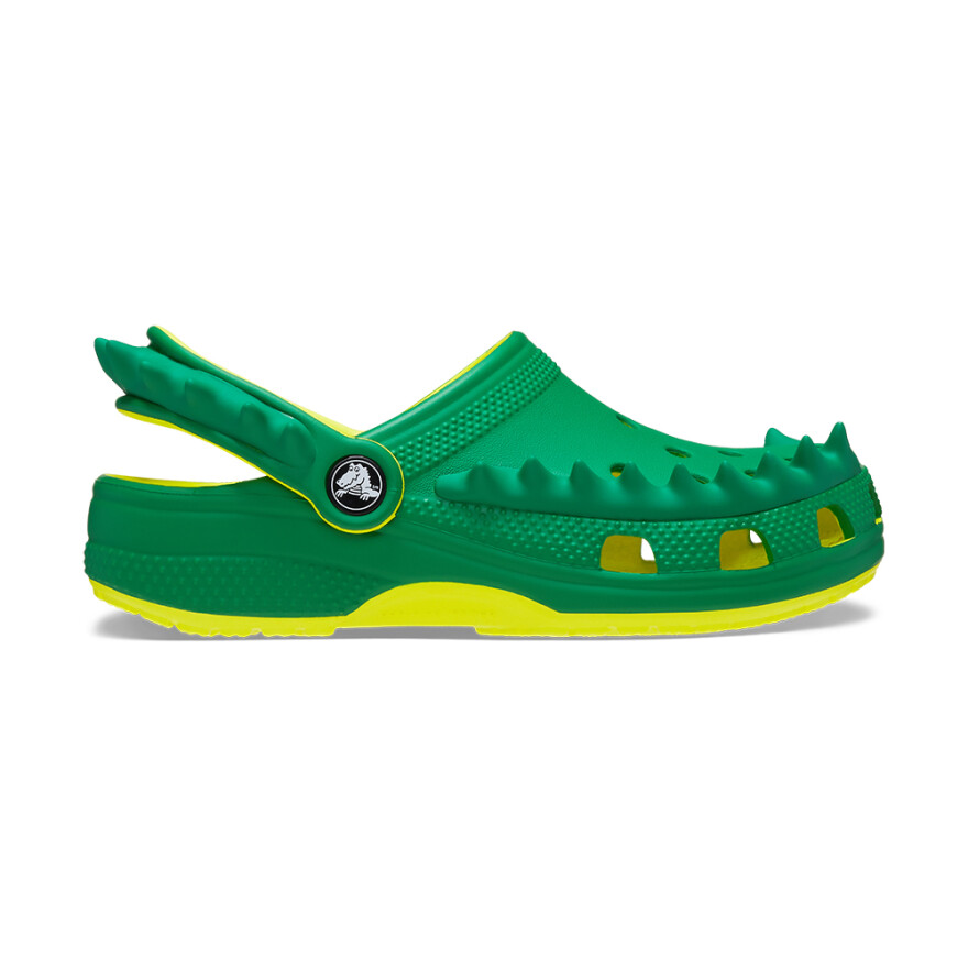 Classic Spikes Clog T - Niños Acidity/green Ivy