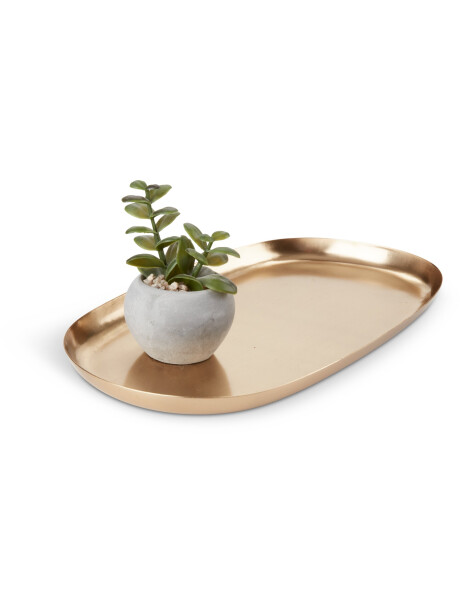 Bandeja decorativa NIELSEN A17xL30cm lat Bandeja decorativa NIELSEN A17xL30cm lat