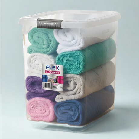 Caja organizadora 14 lts TRANSPARENTE