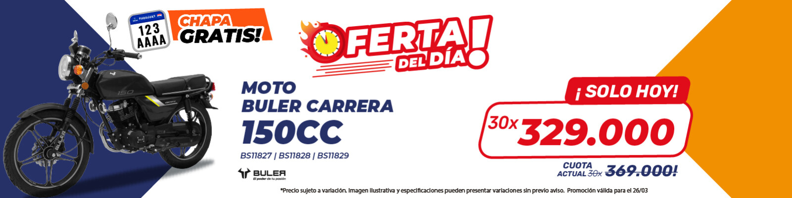 Oferta del dia 26/03
