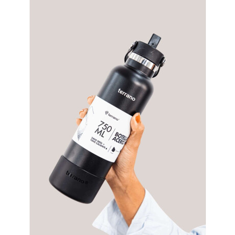 Botella Térmica Con Pico 750Ml. Negro
