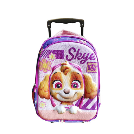Mochila Paw Patrol De Carro Skye Rosa