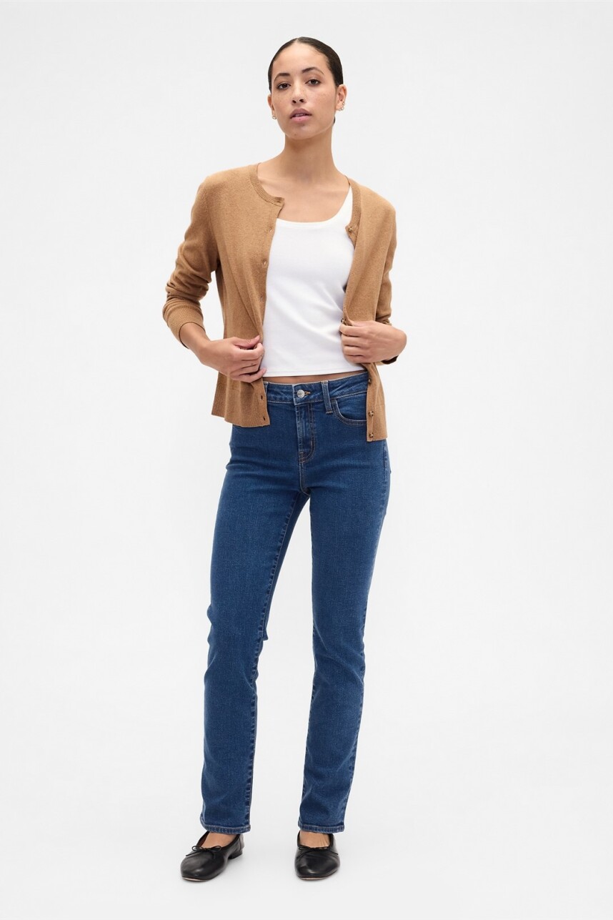 Jean Classic Straight Mujer Medium Wash
