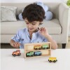 Set de trenes en madera HiPando Set de trenes en madera HiPando