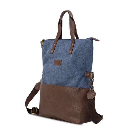 Cartera Perla denim C/ Cafe