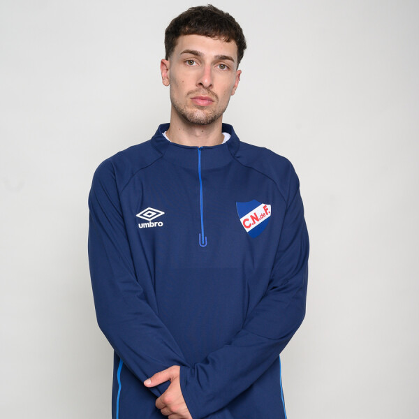 BUZO MEDIO CIERRE POLYTRAINING Nacional Hombre 001