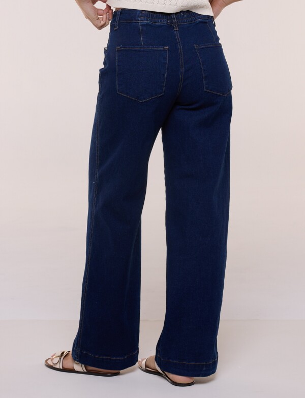Jean Con Cintura Elastizada Posterior JEAN OSCURO