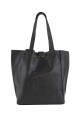 Tote Bag de cuero Negro
