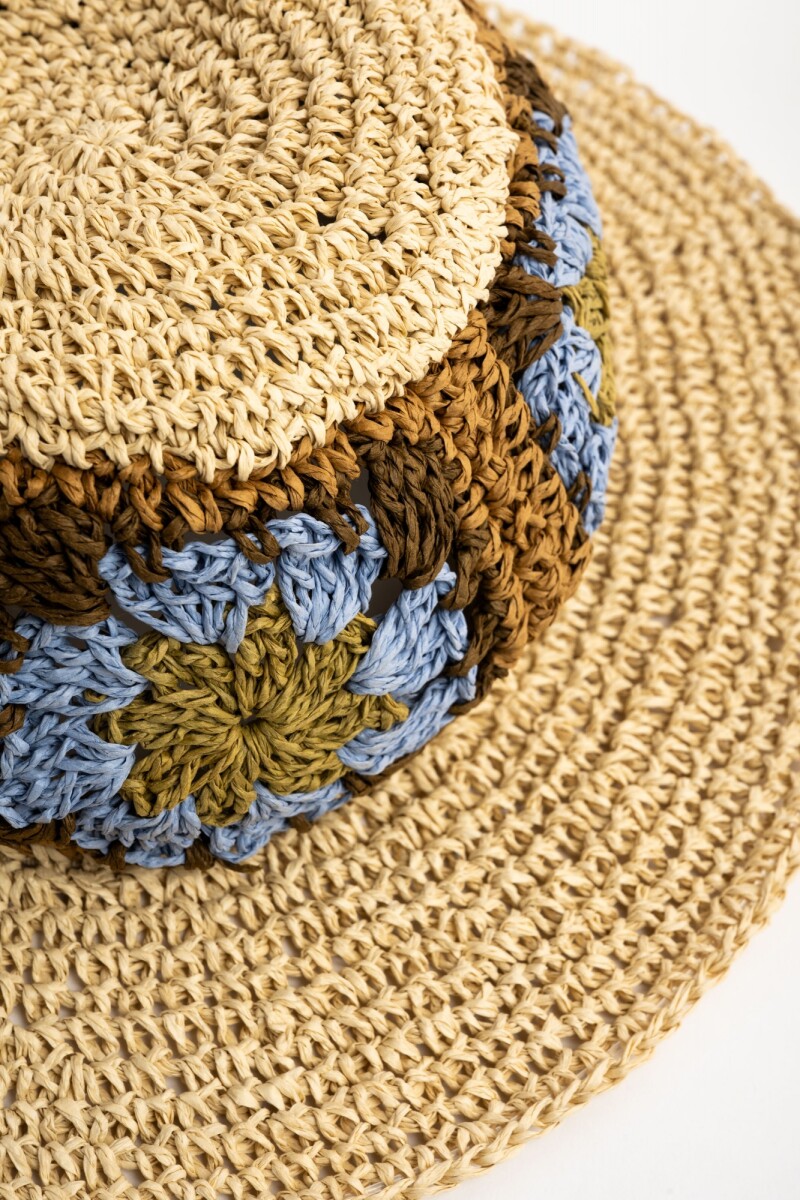 Sombrero Flores Multi