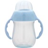 Vaso con boquilla silicona BUBA celeste