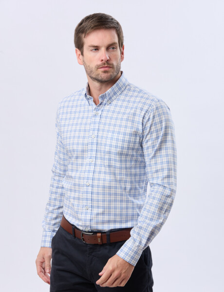CAMISA CUADROS Azul