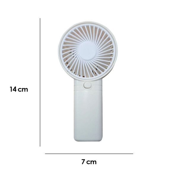 Mini ventilador blanco