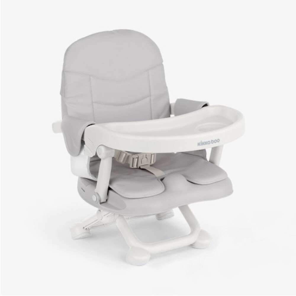Silla de comer portatil PAPPO KIKKABOO gris