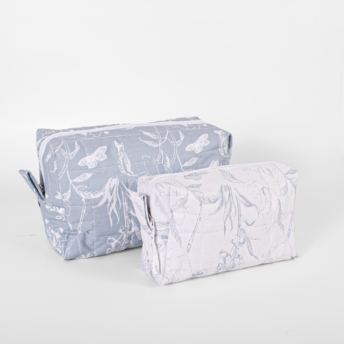 Set x2 Necessaires Quinn Colección Amelia - Toile Celeste 